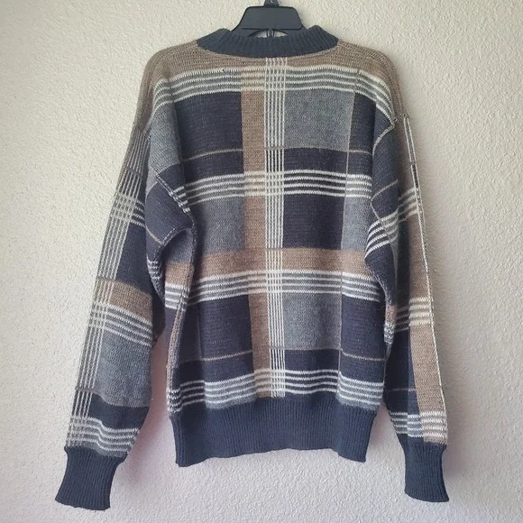 Saint Laurent Men's Plaid Sweater - Picture 2 of 6